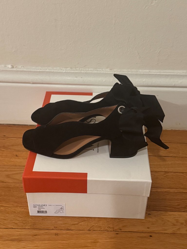 Nomasei Black Adora Sandals (Never Worn) - Size Fr 38.5 / Us 7.5 — image 6 of 8